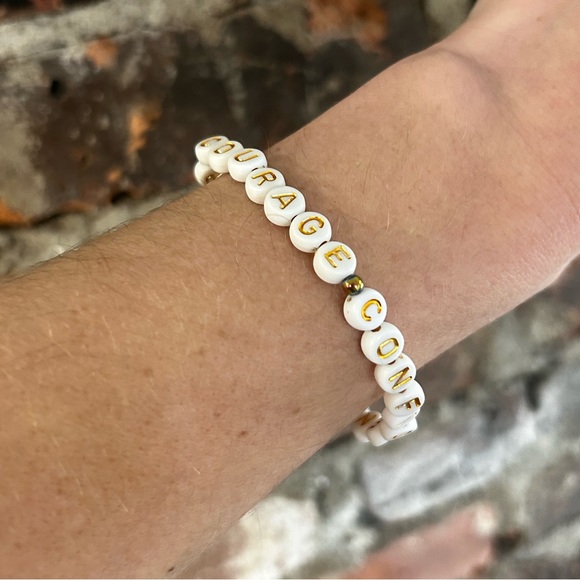 Girl Scouts Friendship Bracelet Courage Confidence Character Jewelry Stretch - Picture 2 of 3